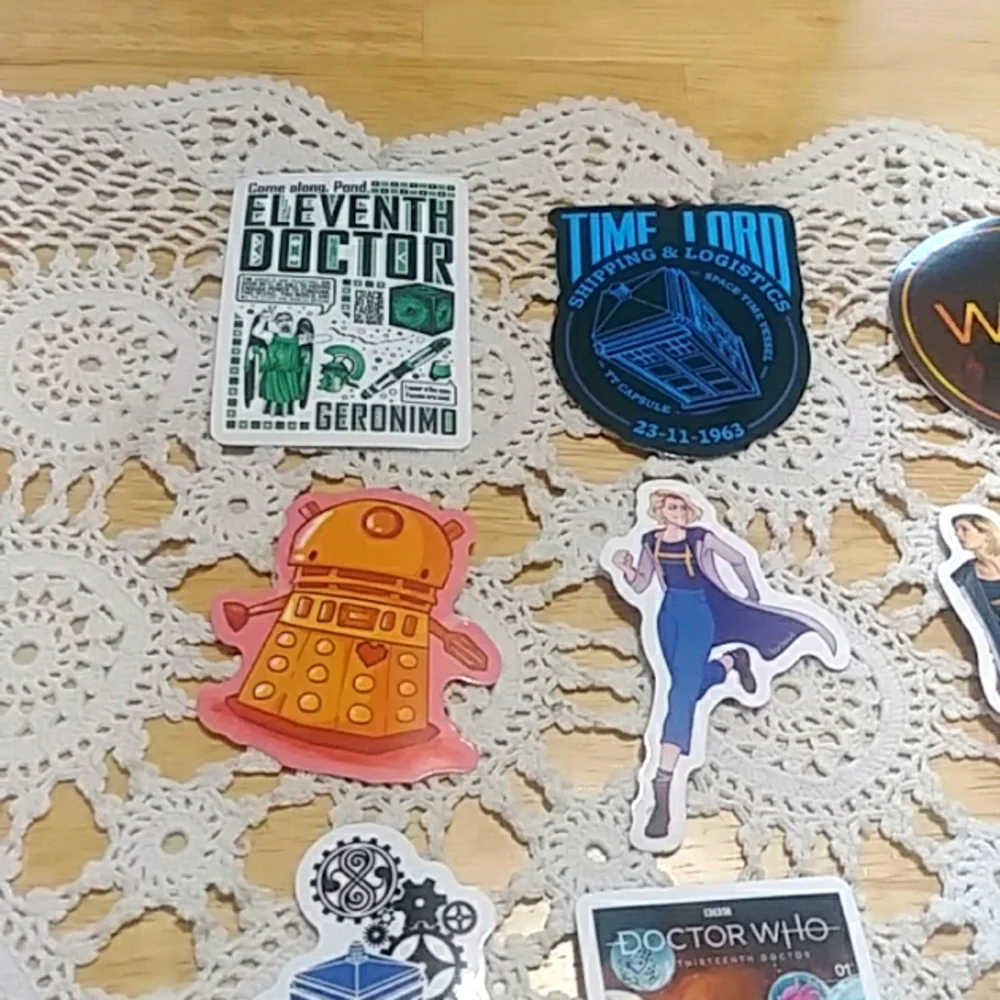 Dr. Who Tear-resistant Multi-use Stickers, lockers, backpacks, computer, crafts